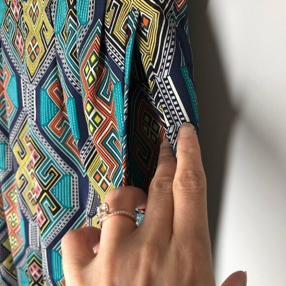 Mara Hoffman Lightweight  Bold Pattern Pants Size 4 - Picture 4 of 9